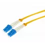 Tecline HD Singlemode OS2 καλώδιο patch οπτικών ινών, LC Duplex σε LC Duplex, 0,5 m, κίτρινο 799LL00