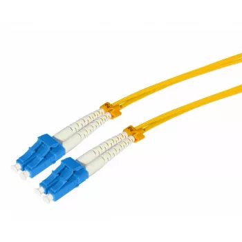 Tecline HD Singlemode OS2 LC Duplex σε LC Duplex καλώδιο patch οπτικών ινών, 9/125 µm, κίτρινο, 5 m 799LL05