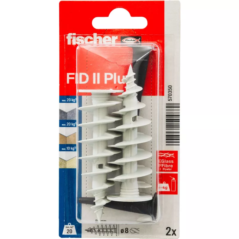 Fischer FID II Plus ούπα μόνωσης 80 mm, 2 τεμ. 570350