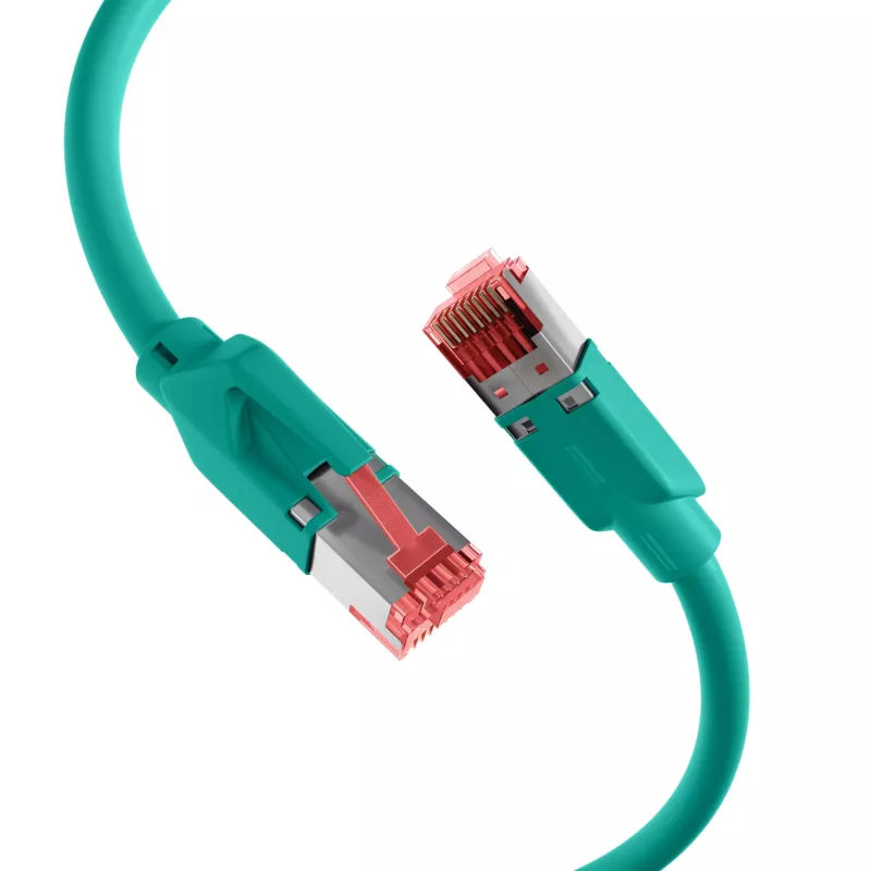 EFB-Elektronik Cat.6A S/FTP LSZH Patchkabel, RJ45, πράσινο, 25 m K8053.25