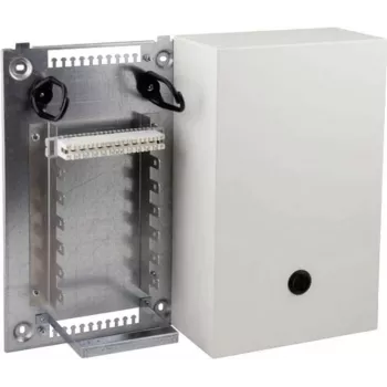 EFB-Elektronik VKA2 Θήκη διανομής οπτικών ινών με βασική πλάκα και κιτ τοποθέτησης VKA για 10 DA-Ports, Επιτοίχια τοποθέτηση, Ανοιχτό γκρι 46017.1V10