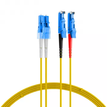 EFB-Elektronik Duplex Jumper LC-E2000 9/125µ OS2 LSZH Κίτρινο 2,0mm 1m O0364.1