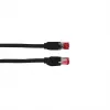EFB Elektronik K0700SW.0,5 Cat.7 S/FTP LSZH Patch Καλώδιο, 0,5 m, Μαύρο