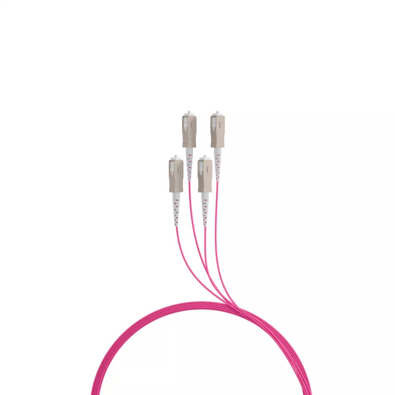 EFB Elektronik OM4 Multimode LWL Trunk Καλώδιο, 4 Ίνες, SC σε SC, 30 m, LSZH, Dca O8301S30OM4