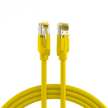 EFB Elektronik καλώδιο patch RJ45 Cat.6A S/FTP LSZH κίτρινο 0,15m (K8560GE.0,15)