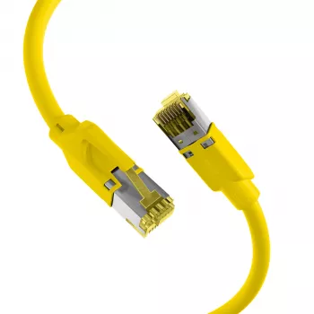 EFB Elektronik καλώδιο patch RJ45 Cat.6A S/FTP LSZH κίτρινο 0,15m (K8560GE.0,15)