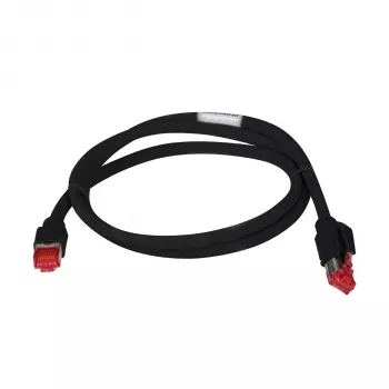 EFB Elektronik καλώδιο patch Cat.7 S/FTP LSZH, RJ45, μαύρο, 0,15 m K0700SW.0,15