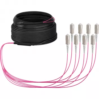 EFB Elektronik καλώδιο trunk U-DQ ZN BH OM4 8G 1x8 SC-SC 30m Dca LSZH O8321S30OM4