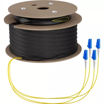 EFB Elektronik καλώδιο trunk U-DQ ZN BH OS2 4E 1x4 LC-LC 50m Dca LSZH G675A1 - 50 m O8303S50OS2