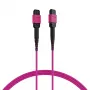 EFB Elektronik MPO-PLUS OM4 8-ινών Τύπος B LSZH καλώδιο patch, Erika-Violett, 3m MPOF8MPOFOM4-3