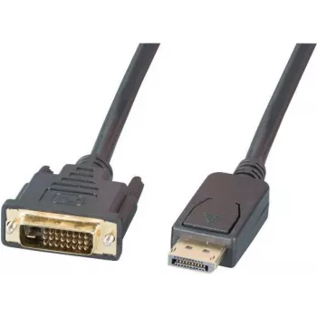 EFB Elektronik Καλώδιο DisplayPort σε DVI-D, 2 m, Μαύρο, χυτό, βίδες με ροδάκια K5564SW.2