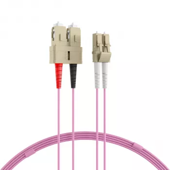 EFB-Elektronik Duplex Jumper LC-SC 50/125µ OM4 LSZH Erika βιολετί 2,0mm 30m O0323.30