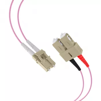 EFB-Elektronik Duplex Jumper LC-SC 50/125µ OM4 LSZH Erika βιολετί 2,0mm 30m O0323.30
