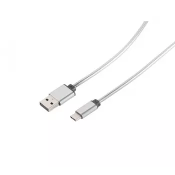Exertis Connect 39910214 καλώδιο USB-C σε USB-A, 1 m, USB 3.2 Gen 1, ασημί