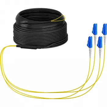 EFB Elektronik καλώδιο trunk U-DQ ZN BH OS2 4E 1x4 LC-LC 30m Dca LSZH G675A1 - καλώδιο - 30 m O8303S30OS2