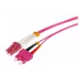 Tecline HD OM4 Multimode LWL-Patchkabel LC σε SC Duplex, 50/125 µm, Erika Violett, 7,5 m 798LS07
