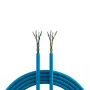 INFRALAN Cat.6A 500 MHz U/UTP Καλώδιο εγκατάστασης 4 ζευγών, AWG23, CPR B2ca, RAL5015 Μπλε, 305m 99960.305-CPR