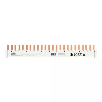 ABB BB-SU 3/24/10 Τριφασική ράβδος συλλογής με πείρους, 10 mm², 24 pins, 63 A 2CDL803141R1024