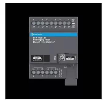 BUSCH-JAEGER Μονάδα δυαδικών εισόδων BI-M-10.20.1.11, 10 καναλιών KNX, ράγα DIN 2CDG510015R0021