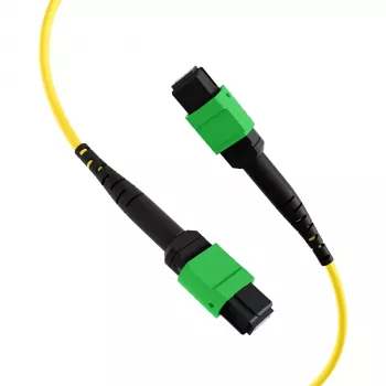 EFB Elektronik MPO-PLUS APC Female σε MPO-PLUS APC Female OS2 8-Ίνες Τύπος B LSZH Κίτρινο Καλώδιο Patch, 1m MPOF8MPOFOS2-1