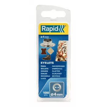 Rapid 5000409 θηλιές, 4 mm, διάφορα χρώματα, 100 τεμ.