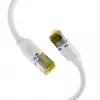 EFB-Elektronik Cat.6A S/FTP LSZH καλώδιο patch, RJ45, λευκό, 0,25 m K8560WS.0,25