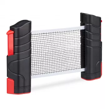 RELAXDAYS σετ διχτυού πινγκ πονγκ με σύνδεση κλίπ, μαύρο 10025041_0