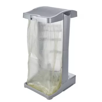 KEEEPER σύστημα κάδου απορριμμάτων Ole 35x40x75cm ανοιχτό ασημί