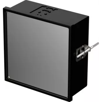 Bopla NGS 9806 UNINORM θήκη εντοιχισμού 144 x 144 x 64 mm μαύρο RAL 9005 17980601.MT2