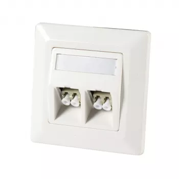 EFB ET-25085FO σετ πλαισίου οπτικών ινών για 2x E2000, SC Simplex, LC Duplex, RAL 9010