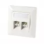 EFB ET-25085FO σετ πλαισίου οπτικών ινών για 2x E2000, SC Simplex, LC Duplex, RAL 9010