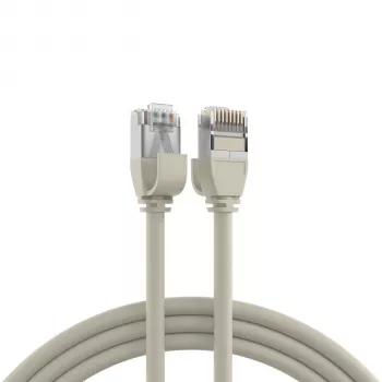 EFB-Elektronik καλώδιο patch RJ45 Cat.6A U/FTP TPE 4mm Ultraflex γκρι 1,5m K5547GR.1,5