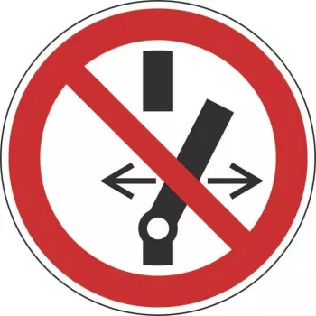 HEIN Industrieschilder Σήμα απαγόρευσης Μην ενεργοποιείτε ASR/ISO Μαγνητικό φύλλο στρογγυλό 100mm (27546)
