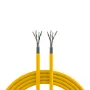 INFRALAN Cat.7A 1250 AWG22 S/FTP 4P CPR Dca 25Gbit/s ready Κίτρινο ελαίου RAL1021, 100m 999833.100-CPR
