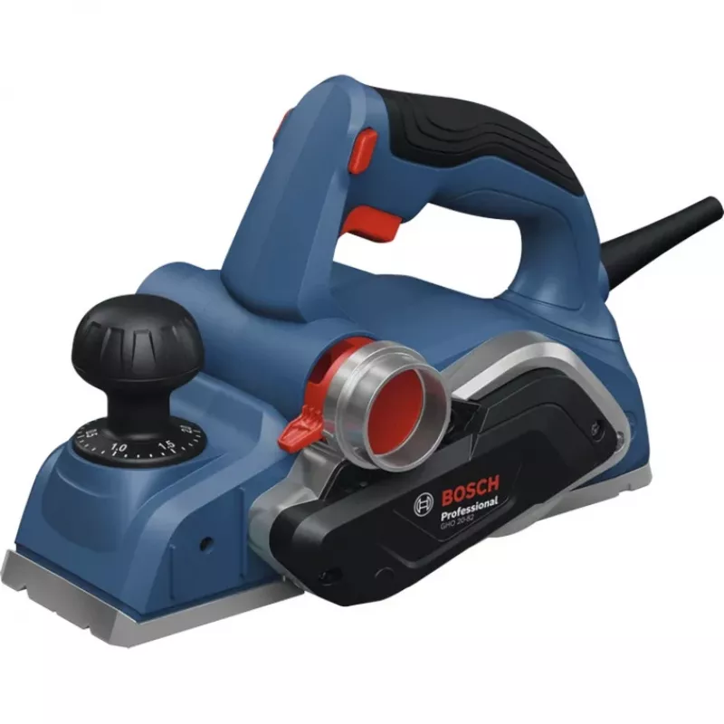 Bosch Power Tools GHO 20-82 Professional πλάνη (μπλε/μαύρο, 700 Watt)