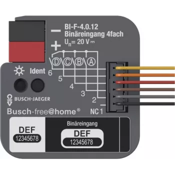 Busch-Jaeger KNX δυαδική είσοδος 4 καναλιών χωνευτή BI-F-4.0.12 2CDG510024R0021