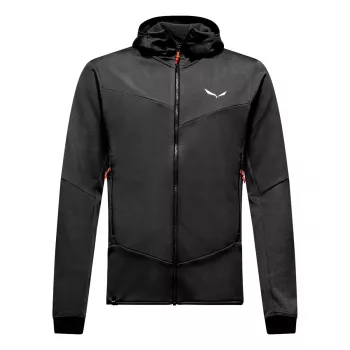 Salewa Sella Crevasse HD ανδρικό fleece μπουφάν - Black Out / XL