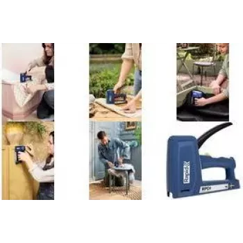 RAPID TOOLS RPC4 Συρραπτικό χειρός, μπλε, για λεπτά σύρματα τύπου 53 & τύπου 13 (6-16 mm) και καρφιά τύπου 8 - 1 τεμ. 5001631