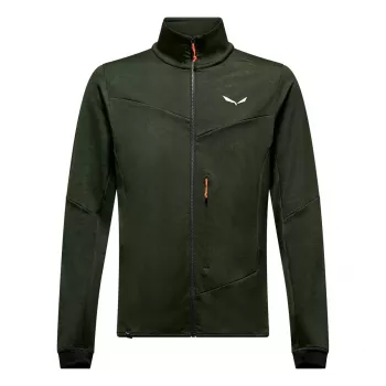Salewa Sella Crevasse Jacket Ανδρικό Fleece - Dark Olive, Μέγεθος M