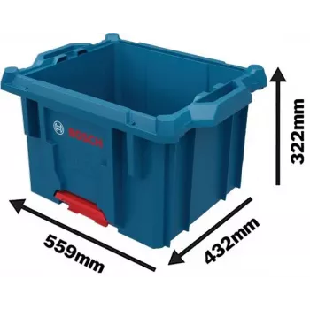 Bosch Professional L-BOXX Contractor Κουτί 1600A037E2, 559 x 432 x 322 mm, Μπλε/Μαύρο