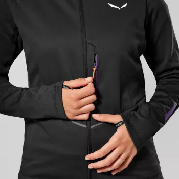 Salewa Pedroc PL 3 γυναικείο fleece μπουφάν - Black Out XXS