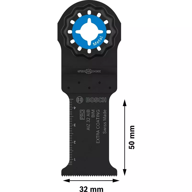 Bosch Professional Starlock AIZ 32 AIB Λεπίδα βύθισης, 32 x 50 mm, Bi-Metal 2608669077