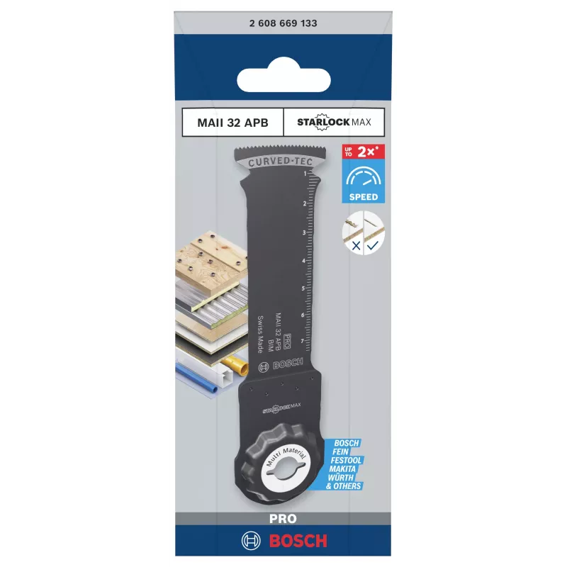 Bosch Bi-Metal πολυεργαλείο 32 mm StarlockPlus λεπίδα βύθισης 2608669133