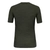 Salewa Cristallo Thermal ανδρικό μπλουζάκι - Dark Olive