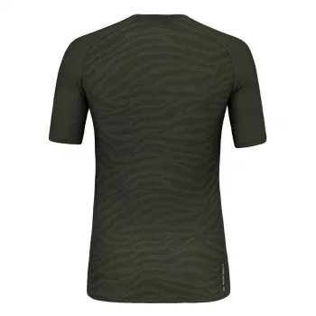 Salewa Cristallo Thermal ανδρικό μπλουζάκι - Dark Olive