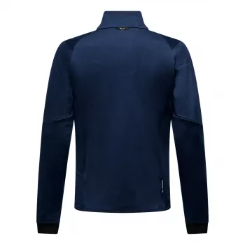Salewa Sella Crevasse Sweatshirt Dark Denim L (EU 50) ανδρικό Full-Zip Polarlite Fleece