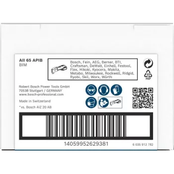 Bosch PRO AII 65 APIB λεπίδα βυθιζόμενης κοπής 65x40mm για ξύλο και μέταλλο, StarlockPlus/Max 2608669081