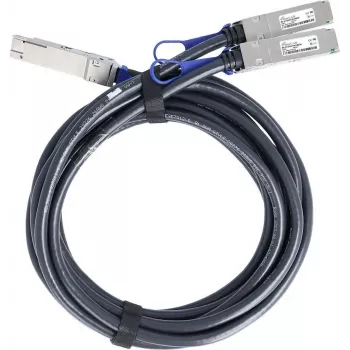 BlueLAN συμβατό με Mellanox MCP7H50-V003R26 παθητικό 200G QSFP56 σε 2x100G QSFP56 Direct Attach Breakout καλώδιο, 3m, AWG26 MCP7H50-V003R26-BL