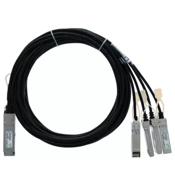 BlueLAN QSFP-4SFP10G-CU2M-BL συμβατό με Cisco 40GBASE-CR4 σε 4x10GBASE-CR SFP+ παθητικό Direct Attach Breakout καλώδιο, 2m, AWG30
