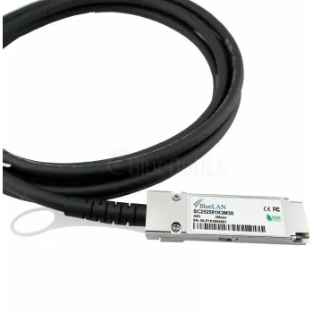BlueLAN QSFP+ Direct Attach καλώδιο χαλκού, 40GBASE-CR4, 40 Gbps, 1 m, 30 AWG, παθητικό, συμβατό με Dell GME9UAY GME9UAY-BL